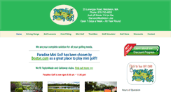 Desktop Screenshot of paradisefamilygolf.com